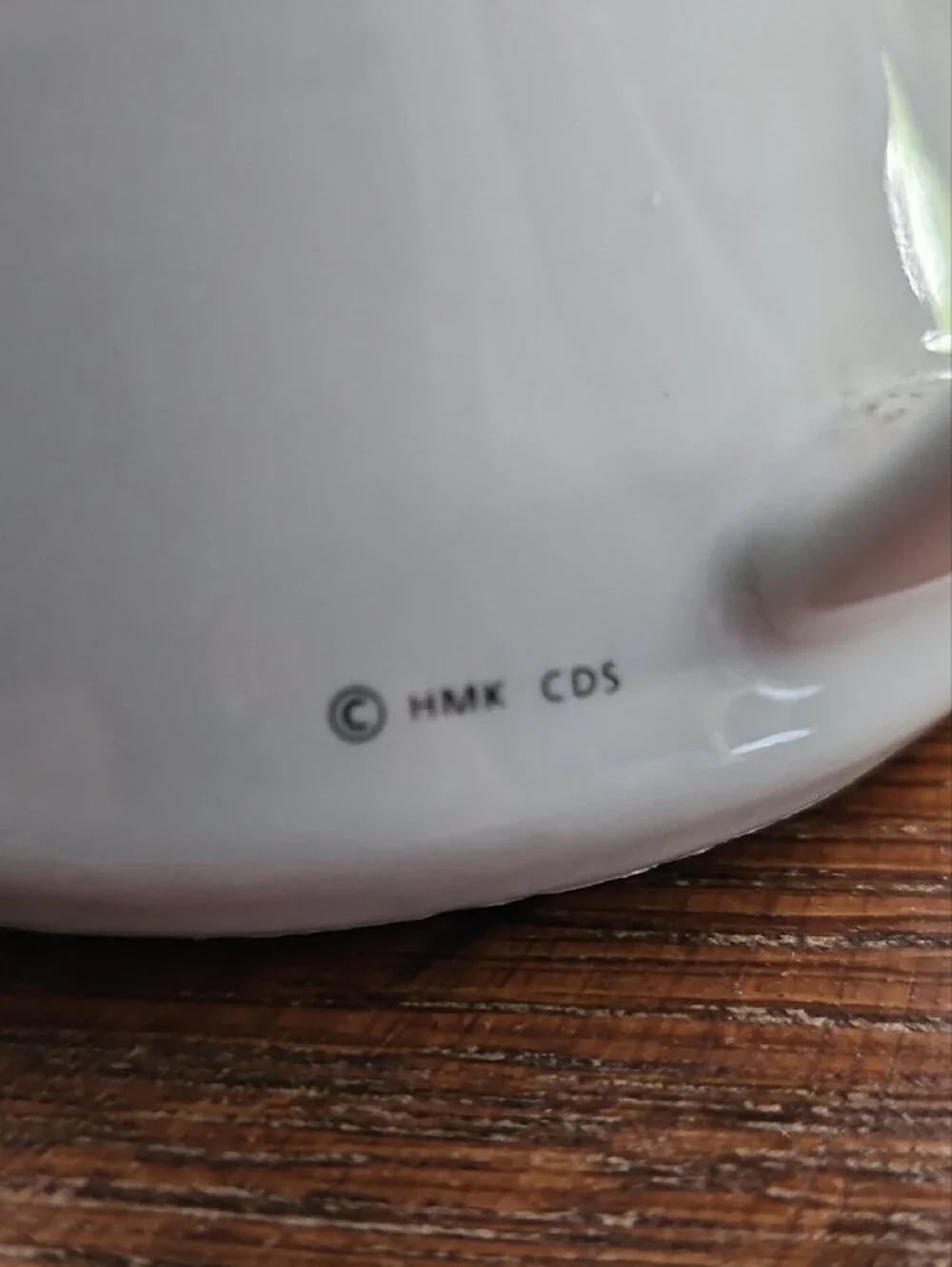 Hallmark white ceramic
